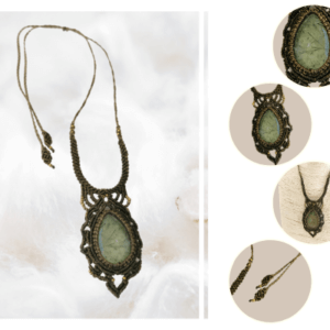 שרשרת מיקרו מקרמה קריסטלים SIJOUX