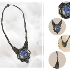 שרשרת מיקרו מקרמה קריסטלים SIJOUX