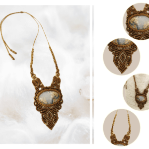 שרשרת מיקרו מקרמה קריסטלים SIJOUX